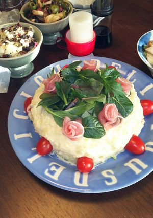 ポテサラでケーキイッチ !-レシピのメイン写真