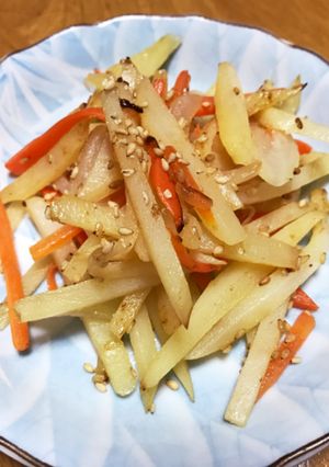 [韓国料理]じゃがいも炒め(감자채볶음)-レシピのメイン写真