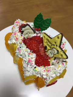 子供と一緒に作るクリスマスツリーケーキ-レシピのメイン写真