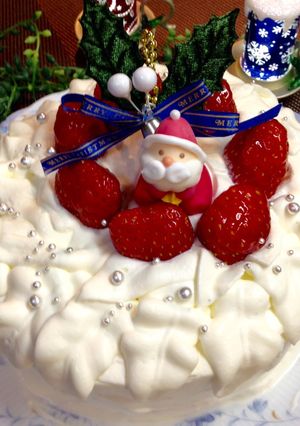 ☆簡単☆苺のデコレーションケーキ☆-レシピのメイン写真