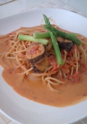 トマトクリームパスタ-レシピのメイン写真