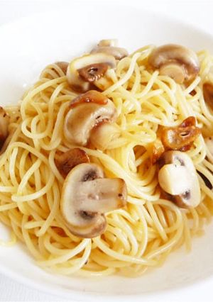 マッシュルームとガーリックのパスタ-レシピのメイン写真