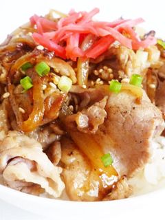 甘辛だれでご飯がすすむ! 豚丼-レシピのメイン写真