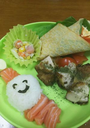 バジリコチキンカツ*衣バッター液に-レシピのメイン写真
