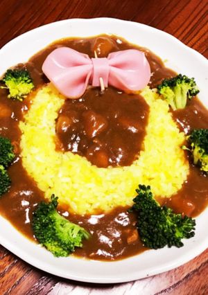 クリスマスリースのカレー☆-レシピのメイン写真