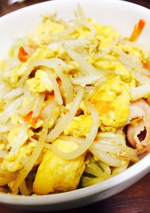 マヨポン野菜卵炒め-レシピのメイン写真