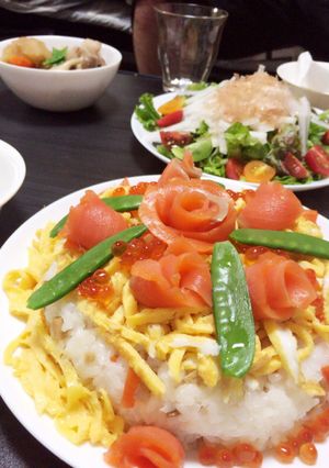 ちらし寿司ケーキ-レシピのメイン写真