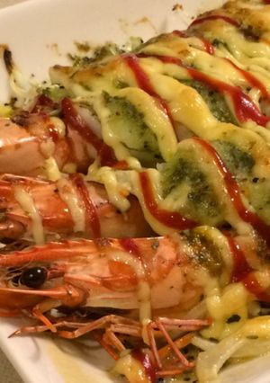 ♡じゃがりこ料理♡海老の包み焼き-レシピのメイン写真