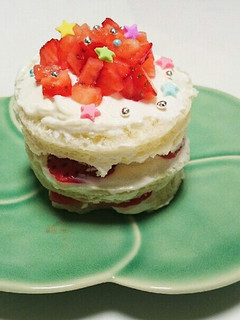 ※☆可愛い小さなクリスマスケーキ☆※-レシピのメイン写真