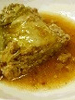 巻かないロール白菜(ひき肉重ね焼き)-レシピのメイン写真