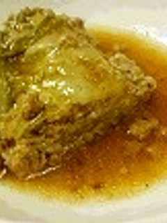巻かないロール白菜(ひき肉重ね焼き)-レシピのメイン写真