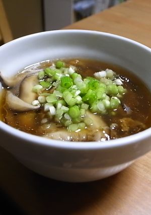 ホタテの紐の中華スープ-レシピのメイン写真