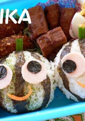 Happyキャラ弁*スイカ*-レシピのメイン写真