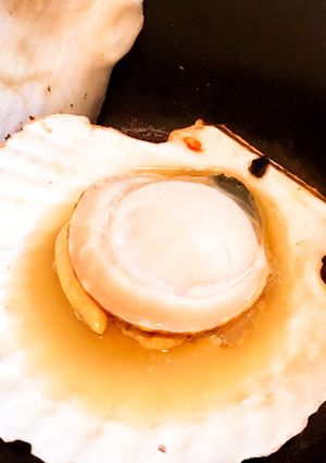 フライパンで！殻付きホタテの焼き方-レシピのメイン写真