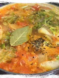 ピリ辛野菜スープ『ダイエット』-レシピのメイン写真