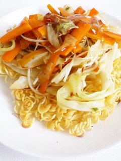 即席麺でお手軽 あんかけかた焼きそば-レシピのメイン写真