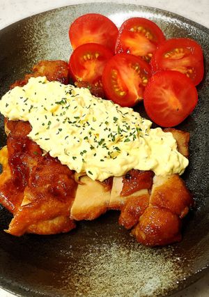 揚げないチキン南蛮♪らっきょうタルタルで-レシピのメイン写真
