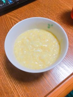 やさしい卵おかゆ-レシピのメイン写真