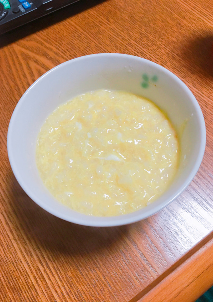 やさしい卵おかゆ-レシピのメイン写真