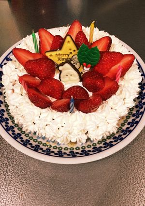 ☆混ぜて乗せての超簡単ケーキ☆-レシピのメイン写真