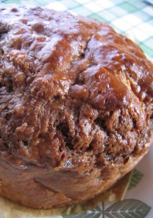 チョコバナナ味ホットケーキミックスケーキ-レシピのメイン写真