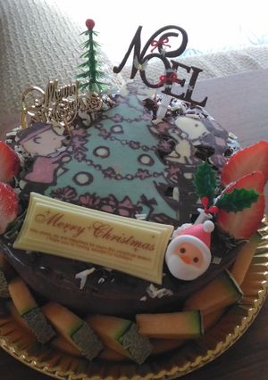 クリスマス★チョコレートケーキ-レシピのメイン写真
