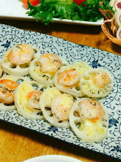 海老とレンコンのオーブン焼き-レシピのメイン写真