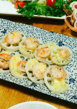 海老とレンコンのオーブン焼き-レシピのメイン写真