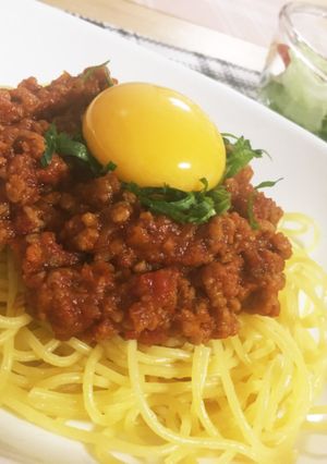 和風ミートソースのパスタ-レシピのメイン写真