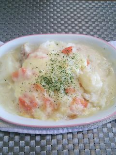 シチューリメイクドリア-レシピのメイン写真