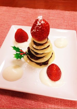 ツリー型ミニどら焼き-レシピのメイン写真