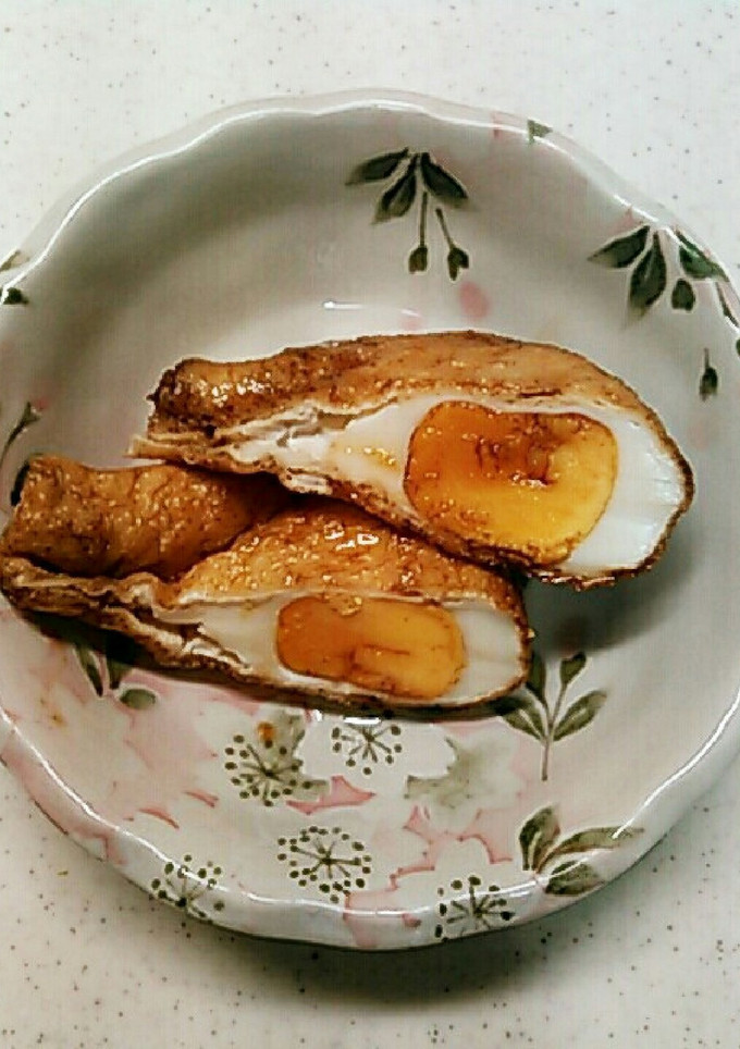 簡単　油揚げとたまごの袋煮-レシピのメイン写真