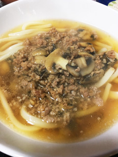 きのこそぼろうどん-レシピのメイン写真