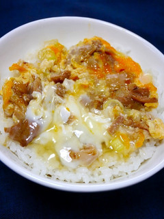 ローストチキンリメイク!レンチン親子丼-レシピのメイン写真