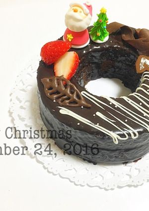 HMで簡単チョコシフォンのザッハトルテ☆-レシピのメイン写真