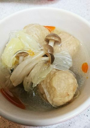 簡単肉団子中華スープ-レシピのメイン写真