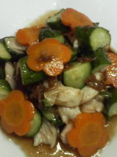 ささみのおかずサラダ☆梅ドレッシングあえ-レシピのメイン写真