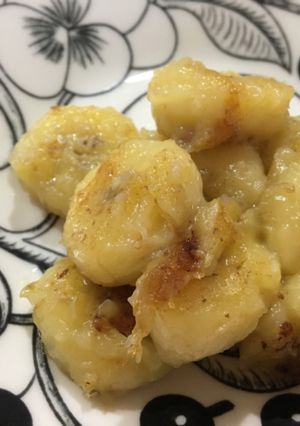 オリーブオイルで焼きバナナ！-レシピのメイン写真