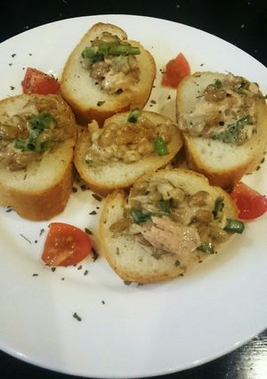 ツナ納豆バゲット+ツナ納豆のりまき-レシピのメイン写真