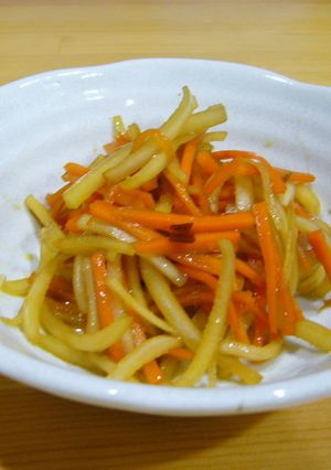 捨てないで(ﾉД｀)大根の皮キンピラ-レシピのメイン写真
