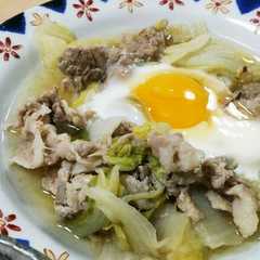 รูปของ たっぷり白菜と豚肉煮