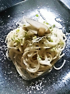 ゴボウと柚子胡椒のクリームパスタ-レシピのメイン写真