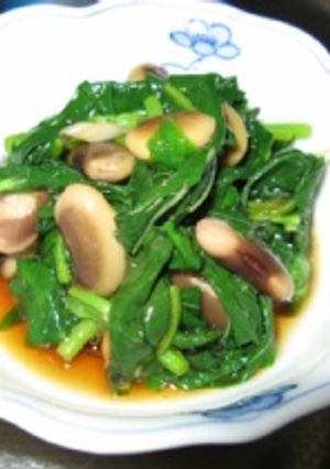 モロヘイヤとくらかけ豆のおひたし-レシピのメイン写真