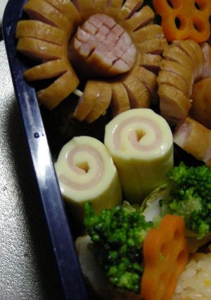 お弁当に！グルグルチーズ-レシピのメイン写真