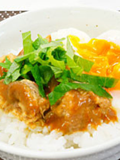 金華さばみそ煮缶のシンプル丼-レシピのメイン写真