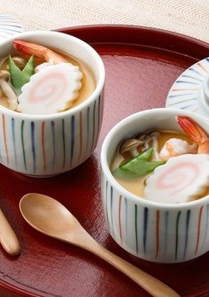 レンジで簡単茶碗蒸し☆ひなまつりにも-レシピのメイン写真