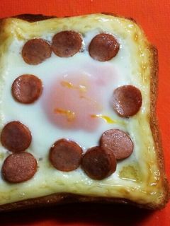 マヨたまトースト-レシピのメイン写真