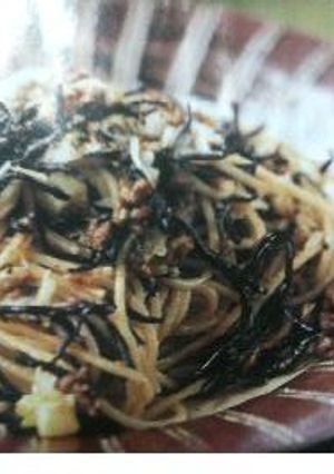 ひじきの和風パスタ-レシピのメイン写真