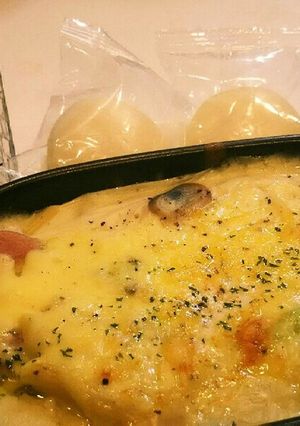アツアツもちもち餅グラタン♪-レシピのメイン写真