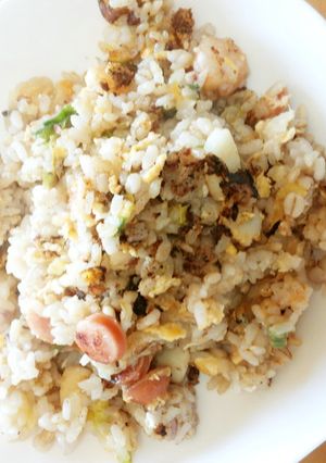 楽々シーフードミックス炒飯-レシピのメイン写真